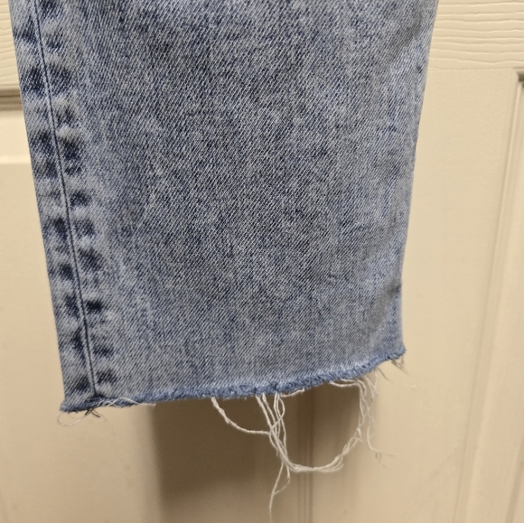 Rag & Bone DRE Low-Rise Boyfriend Raw Hem Acid Wash Blue Women Jeans Sz 27 - Picture 10 of 17